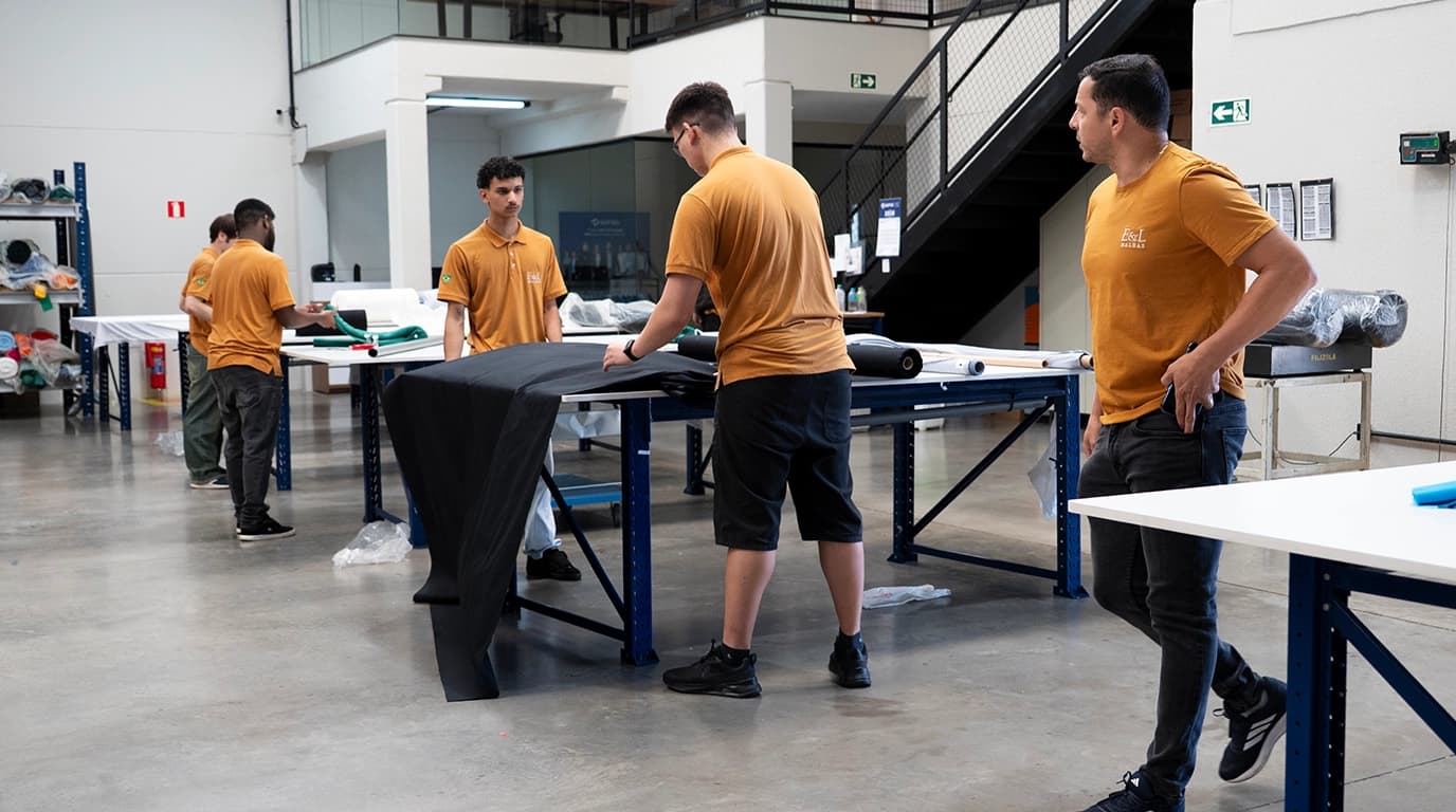 Showroom e Atendimento da Malharia E&L em Londrina-PR