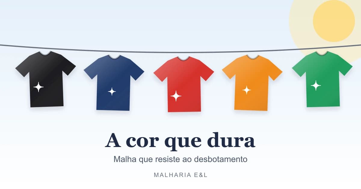 Malha que resiste ao desbotamento: como evitar que a cor do uniforme desbote